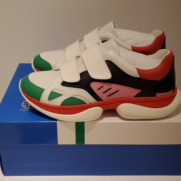 Tory Sport NWT Bubble Double Strap Sneakers - Picture 10 of 12